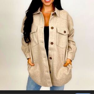 Banana Republic Beige Utility Jacket